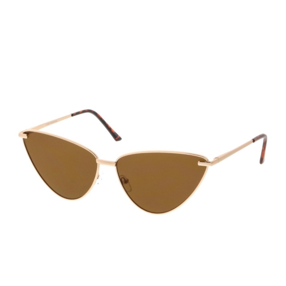 new Oversize Butterfly Cat Eye Sunnies ☻ Gold - Picture 6 of 9